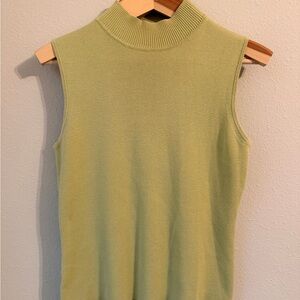 Ann Taylor Light Green Sleeveless Tank